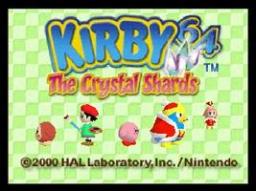 Kirby 64 - The Crystal Shards Title Screen
